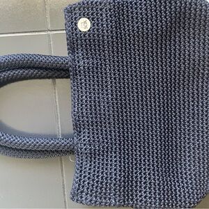 The Sak Navy Knit Tote Bag